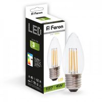 Світлодіодна лампа Feron Filament LB-58 4Вт E27 4000K