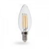 Лампа LED-нитка дим.C37 4Вт 400LM Е14 230V 2700K LB-68