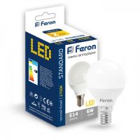 Світлодіодна лампа Feron LB-745 6Вт E14 2700K
