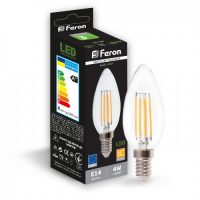 Світлодіодна лампа Feron Filament LB-58 4Вт E14 4000K