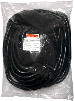Спіральна обв”язка каб 1,5-10мм (ціна за 10 см) чорна