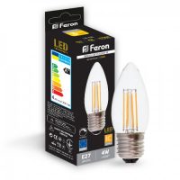 Світлодіодна лампа Feron Filament LB-68 4Вт E27 2700K