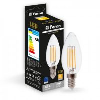 Світлодіодна лампа Feron Filament LB-158 6Вт E14 2700K
