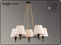 Люстра 22265A LUCJA CAPPUCCINO*5PL.