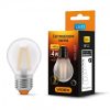 LED лампа Filament G45FAD 4W E27 4100K 220V димерн, матова