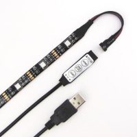 Стрічка св.діод.LS708 RGB з USBі мініконтролером LED-RL 30SMD(5050)/m 7.2W/m5V 0.5мIP65