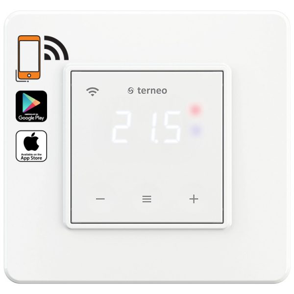 Терморегулятор кімн. 5…45*С “Terneo sx”(wi-fi)16А білий