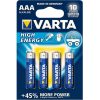 Батарейка AAA High Energy/Power Bli4 Alcaline VARTA
