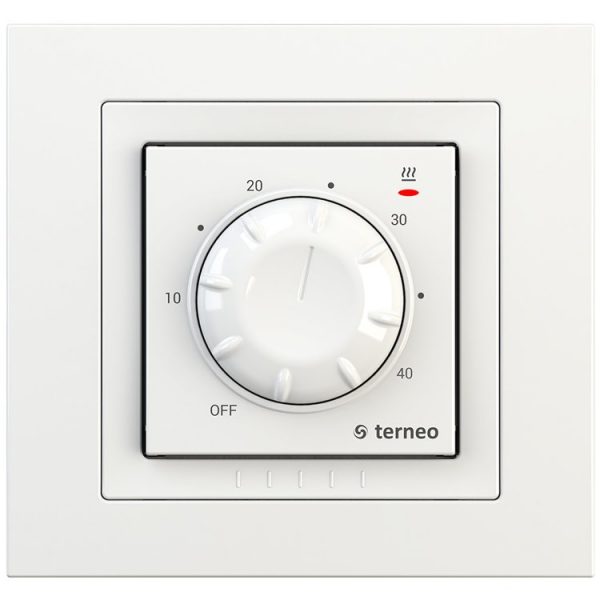 Терморегулятор “Terneo RTP” unic білий 16А (диск)