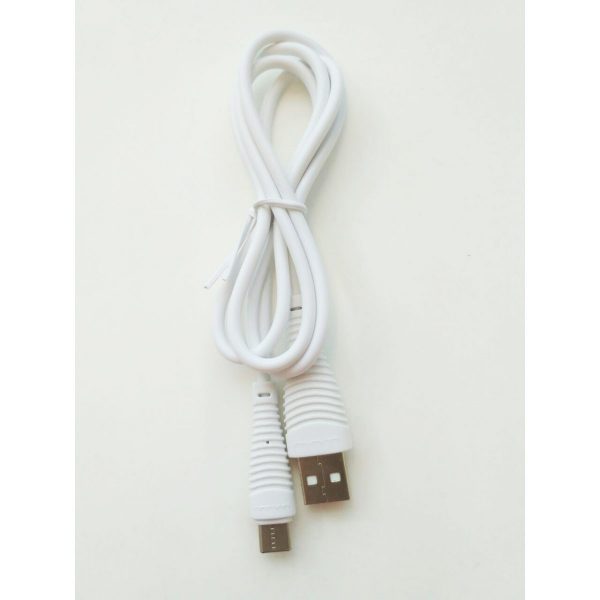 Кабель USB-MicroUSB TypeC чорн/біл.