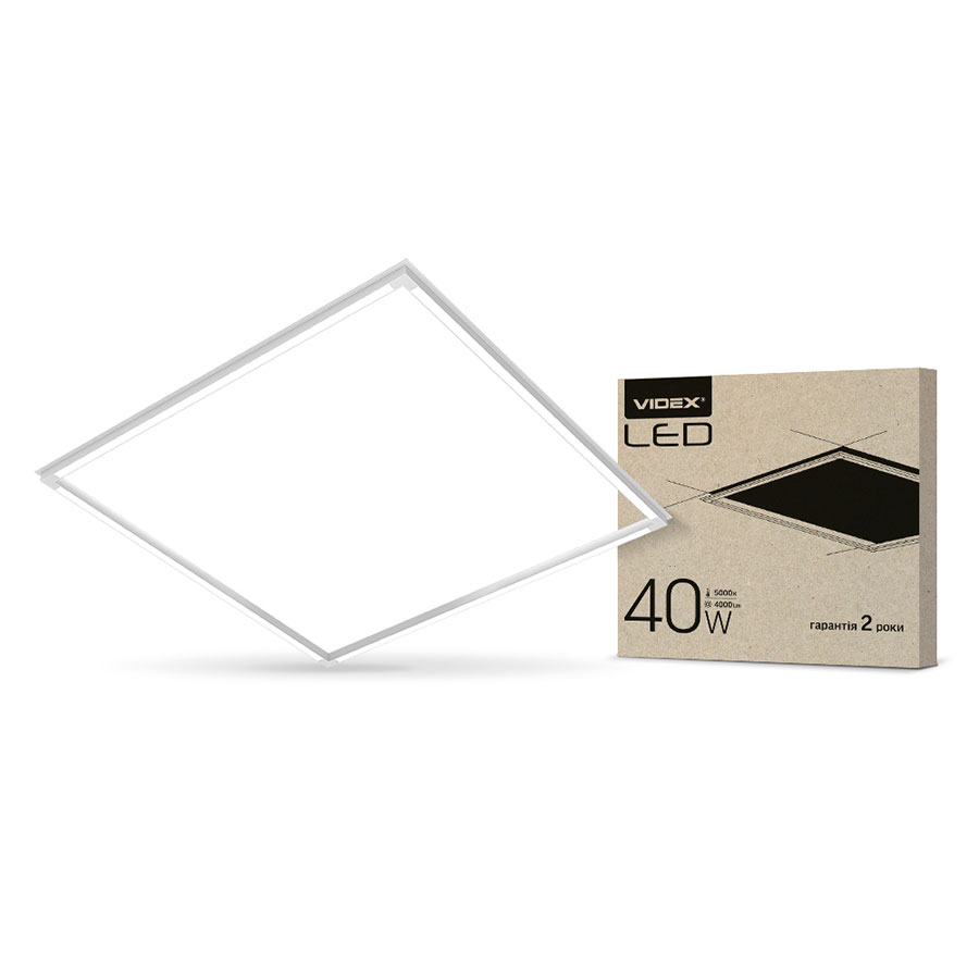 Панель LED ART 40W 5000K 220V TM Videx VL-PA405W