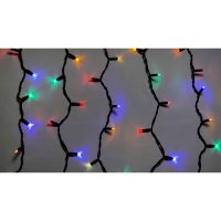 Гірл.зовн.ICICLE 108LED 2x1m 27flash мульт/чорн IP44 Delux NEW