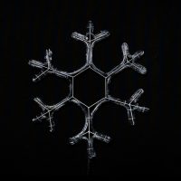 Гірл.зовн. DELUX_MOTIF Snowflake 40см синій IP44 NEW