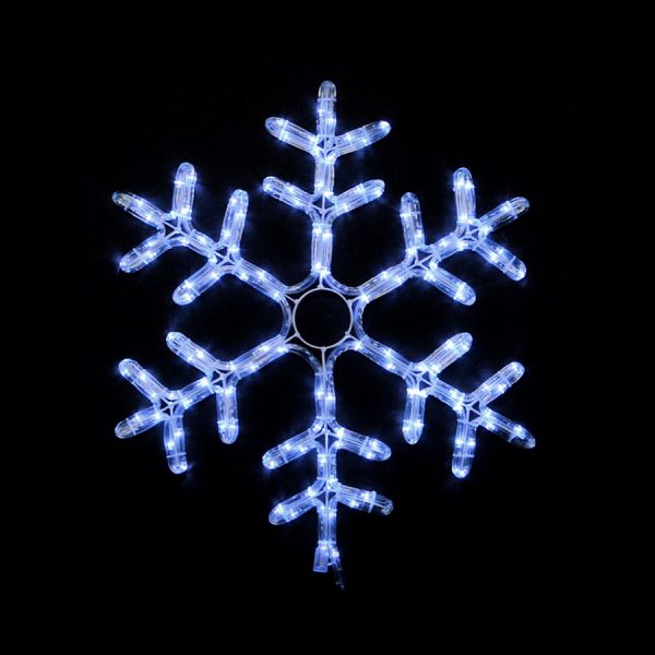 Гірл.зовн. DELUX_MOTIF Snowflake 55см білий IP44 NEW