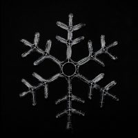 Гірл.зовн. DELUX_MOTIF Snowflake 55см білий IP44 NEW