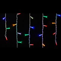 Гірл.зовн.ICICLE 75LED 2×0,7m 18flash мульт/біл IP44 Delux NEW