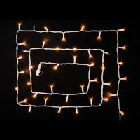 Гірл.зовн.STRING 100LED 10м (80Led+20Led flash)жовт flash жовт/біл IP44 Delux NEW