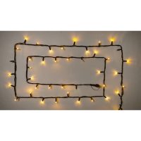 Гірл.зовн.STRING 100LED 10м 20 flash жовт/чорн IP44 Delux NEW