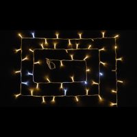 Гірл.зовн.STRING 100LED 10м (80Led+20Led flash)біл flash тепл.біл/проз IP44 Delux NEW