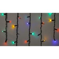 Гірл.зовн.ICICLE 75LED 2×0,7m 18flash мульт/чорн IP44 Delux NEW