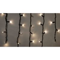 Гірл.зовн.ICICLE 75LED 2×0,7м 18flash тепл.біл./чорн. IP44 NEW TM DELUX
