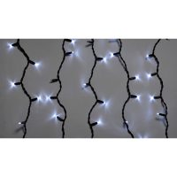 Гірл.зовн.ICICLE 108LED 2x1m 27flash біл/чорн IP44 Delux NEW