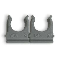 Кріплення-кліпса для гофр труби Д16 (ціна за шт)