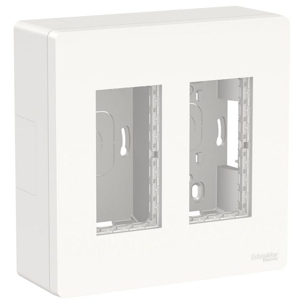 Блок відкритого монтажу Unica System+ 2х2 білий