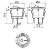 Перемикач 1 кл. YL213-01 круглий сірий (KCD1-5-101) 38556