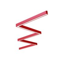Св-к LED-ZIGZAG LINEA-3*50см 120град 4000К ІР20 RAL3002 червон.
