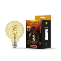 LED лампа Filament G95FASD 5W E27 2200K 220V димерна VL-G95FASD-05272