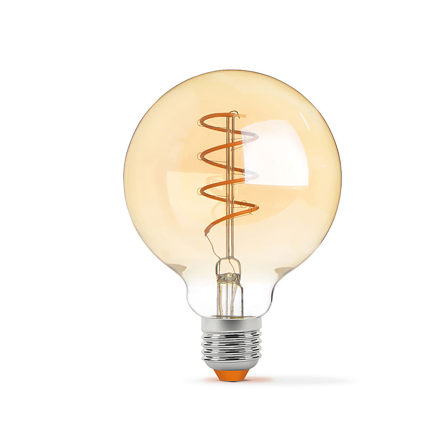 .LED лампа Filament G95FASD 5W E27 2200K 220V димерна VL-G95FASD-05272