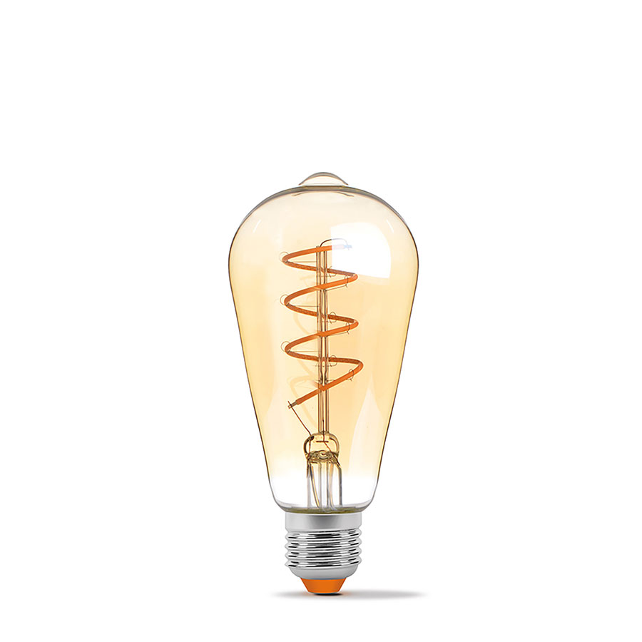 LED лампа Filament ST64FASD 5W E27 2200K 220V димерна VL-ST64FASD-05272