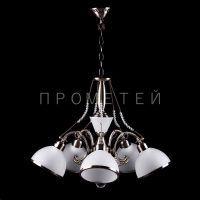 Люстра P3-28080/5P AB+WT