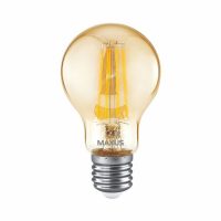 Лампа 1-MFM-761 A60 FM 8W 2700K 220V E27 Golden