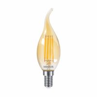 Лампа 1-MFM-731 С37 FM-Т 4W 2700K 220V E14 Golden
