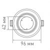 Св-к точк. LED SDL круг 3-step 12W IP44 3000/4100K 43173