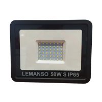Прожектор LED 50w 6500K IP65 3200LM чорн.мікрохв.датч.LMPS16-50