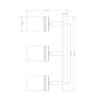 Св-к стельов. LED TRL112 3*10W 2550Lm 4000К чорний
