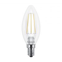 Лампа 1-LED-537-01 C37 FM-C 4W 3000K 220V E14 LEDнитка