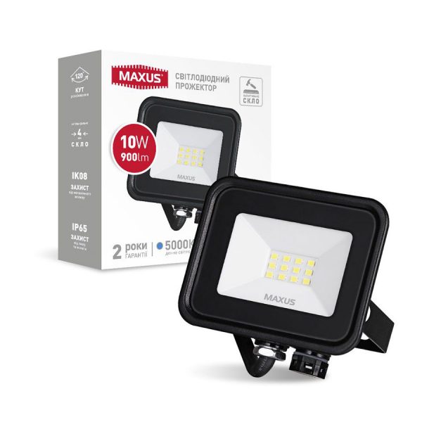 Прожектор LED MAXUS FL-04 10W, 5000K