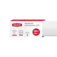 Св-к LED лінійний Maxus Batten Light 20W 5000K IP65