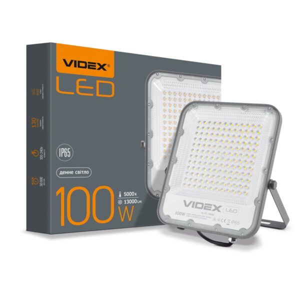 Прожектор LED 100W 5000K 220V IP65 VL-F2-1005G VIDEX