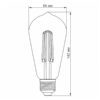 LED лампа Filament ST64FA 10W E27 2200K 220V VL-ST64FA-10272 53807