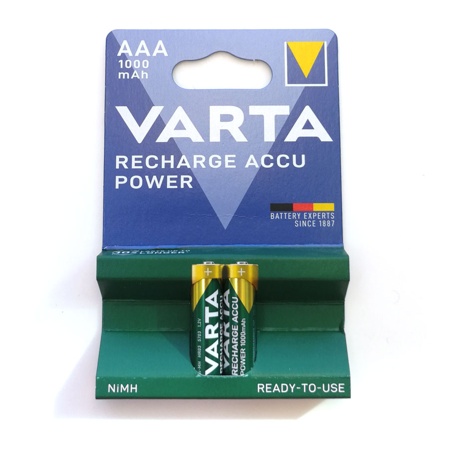 Батарейка акум. VARTA ACCU AAA/HR03 1000mAh R2U