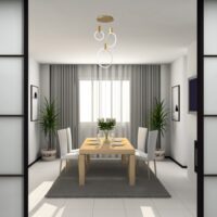 Світлодіодна накладна люстра Feron AL6500 GRAND 50Вт золото
