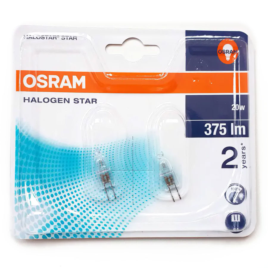 Лампа галог. Osram 64425 20W 12V G4 прозора (ціна за 1 шт)