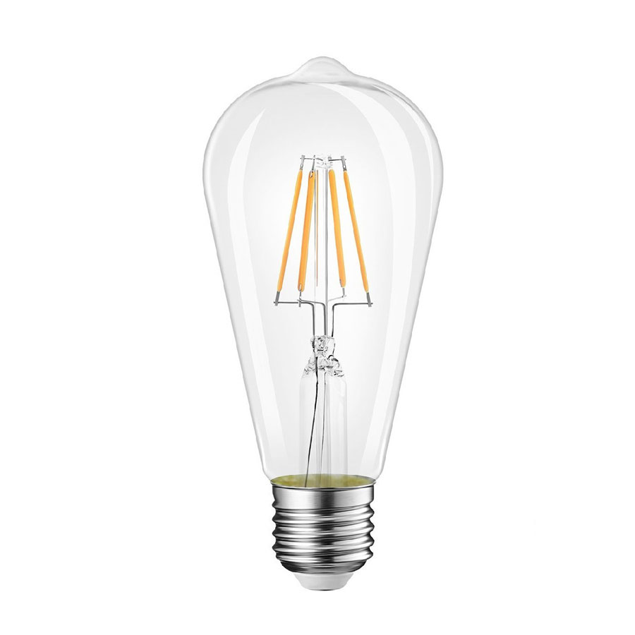 Лампа LED Filament “Едісона” ST64 прозора