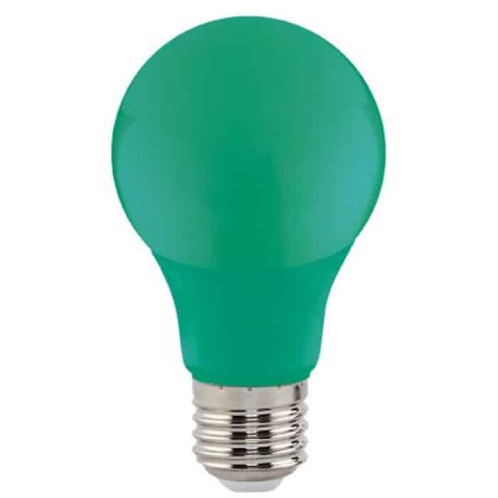 Світлодіодна лампа SPECTRA 3W E27 зелена