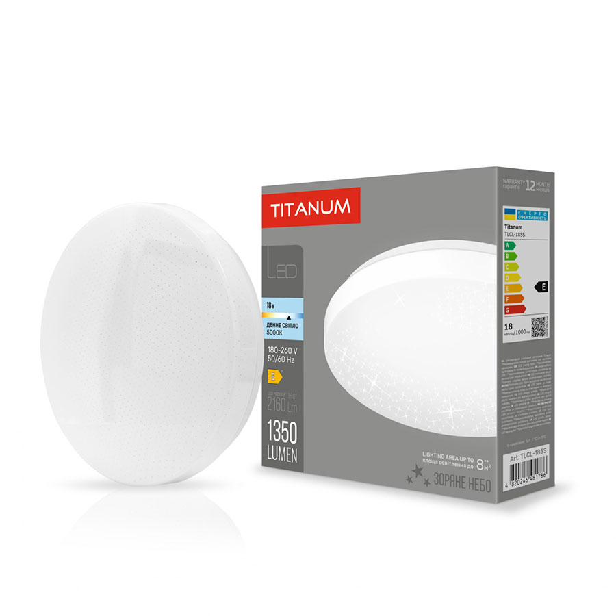Світ-к LED 18W 1350Lm 5000K 220V Зоряне небо TLCL-185S